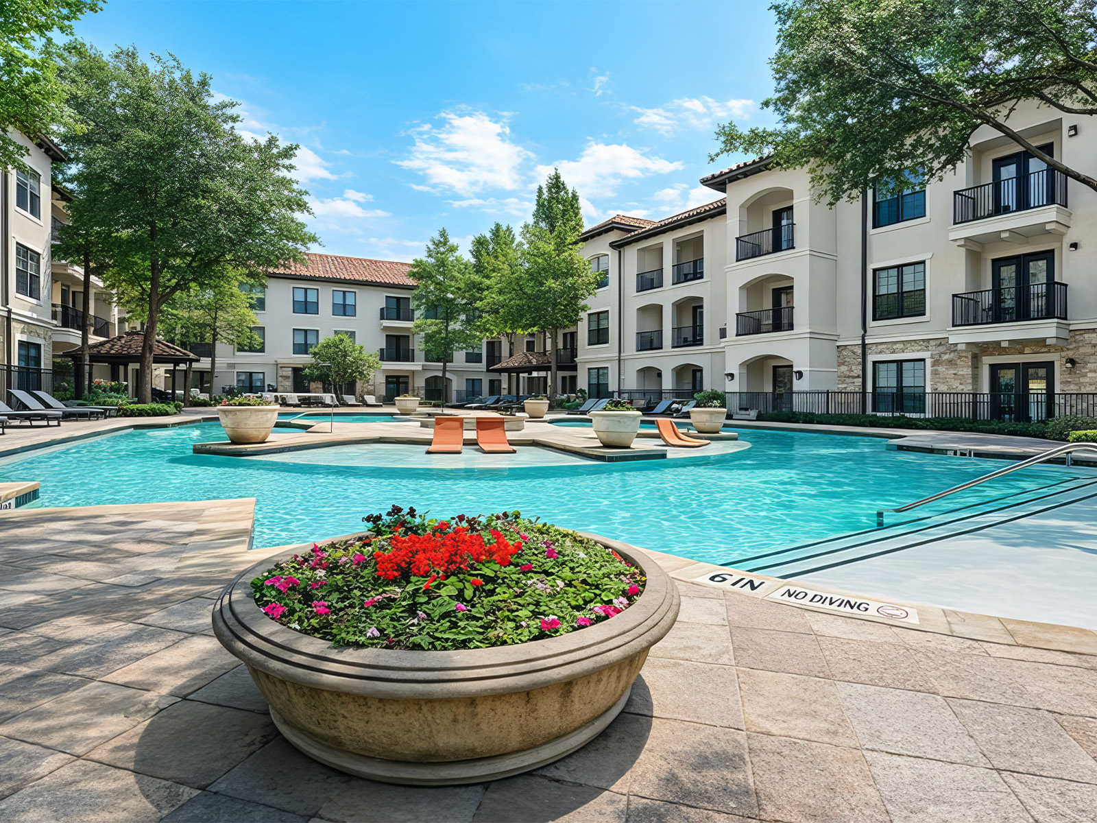 Updated pool at Allura Las Colinas