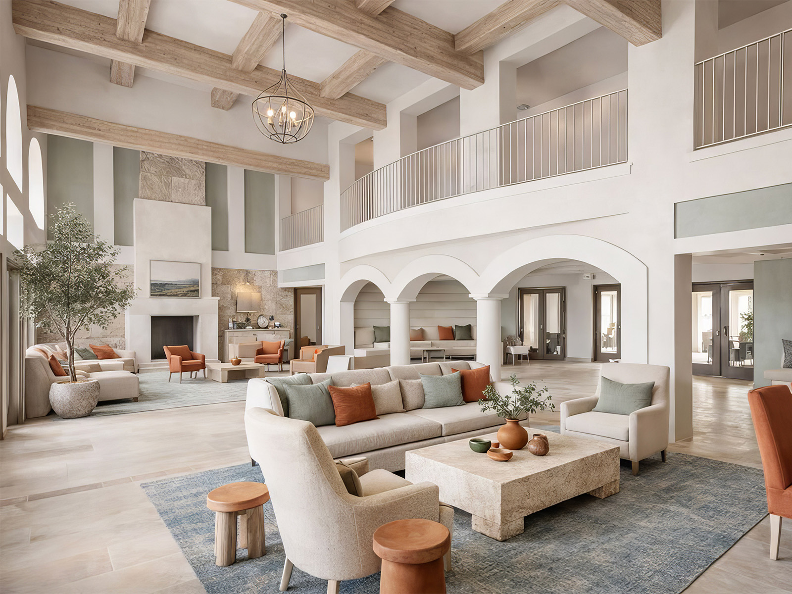 Updated clubhouse at Allura Las Colinas