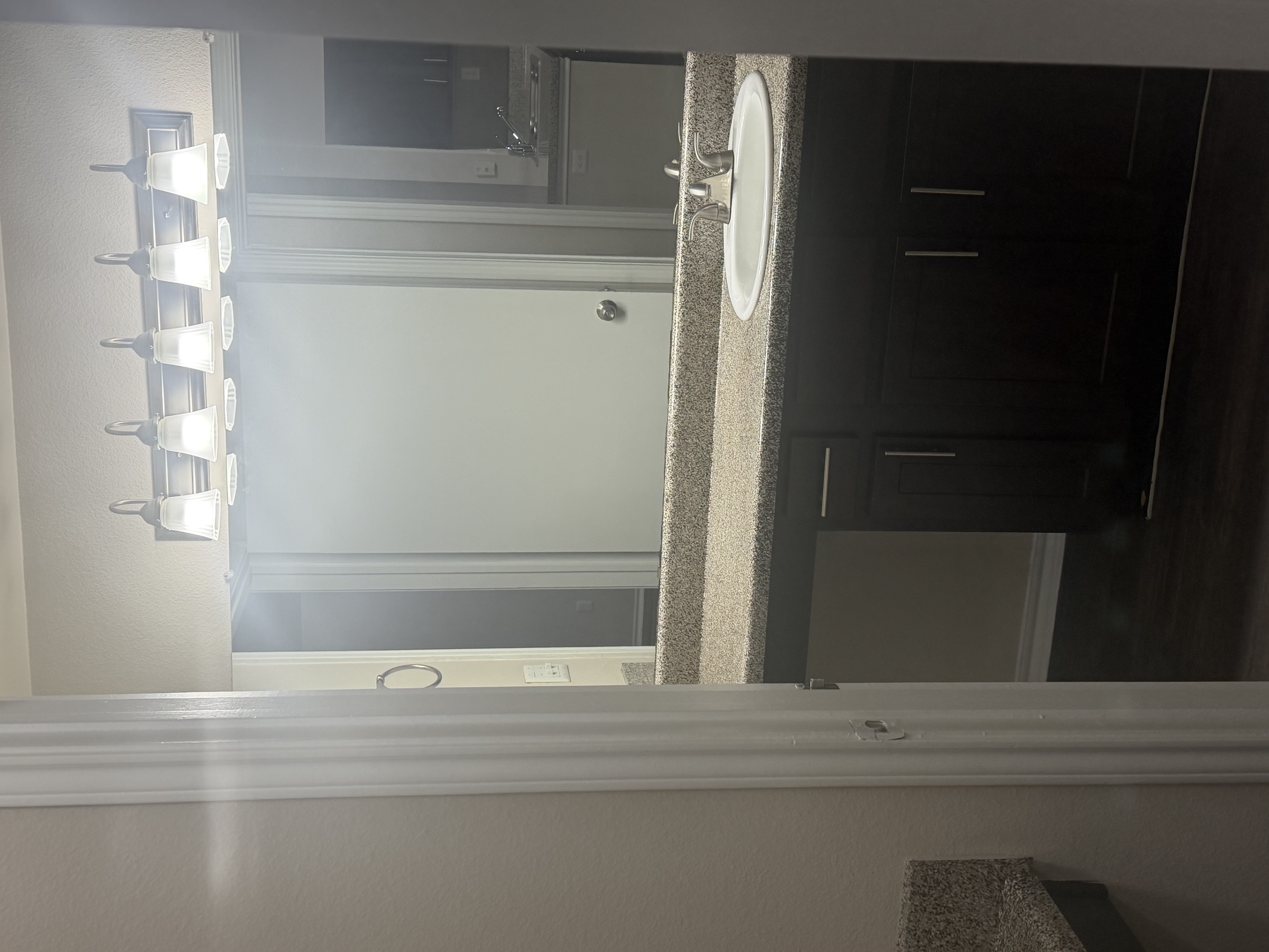 Previous bathroom vanity at Allura Las Colinas